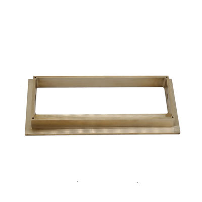 Peças de usinagem CNC de metal personalizado em latão Tolerância de 0,01 mm