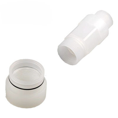 Partes viradas de precisão CNC de plástico PP 0.02mm 0.010-0.002mm Tolerância