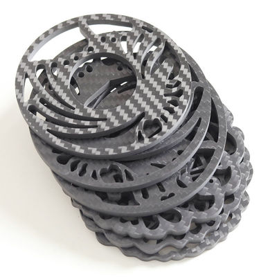 Fibra de carbono de moagem CNC personalizada 0,05 mm Tolerância