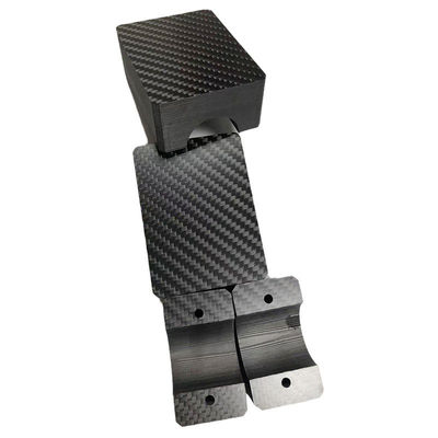 Fibra de carbono de moagem CNC personalizada 0,05 mm Tolerância